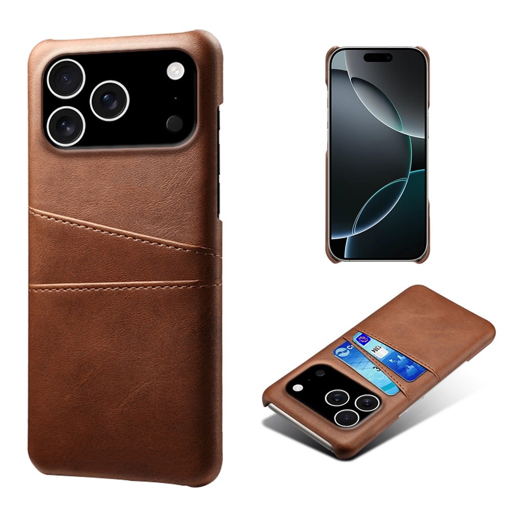 iPhone 17 Pro Card Slots Case Brown