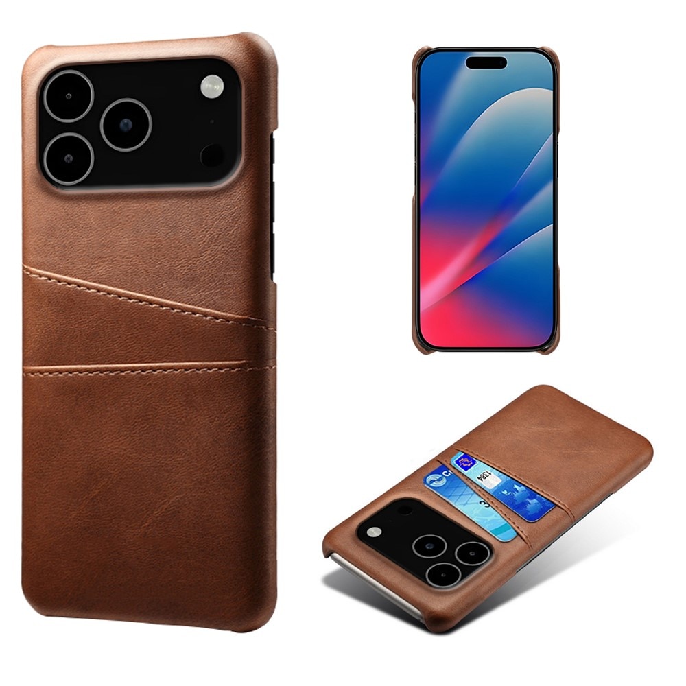 iPhone 17 Pro Max Card Slots Case Brown