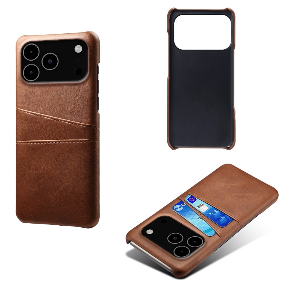 iPhone 17 Pro Max Card Slots Case Brown
