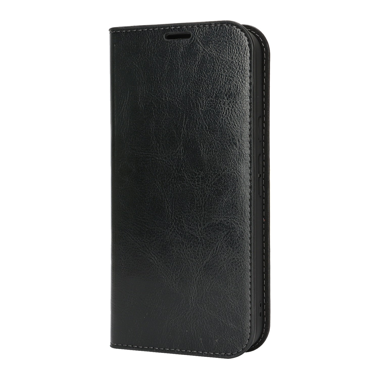 Google Pixel 10 Pro XL Genuine Leather Wallet Case Black