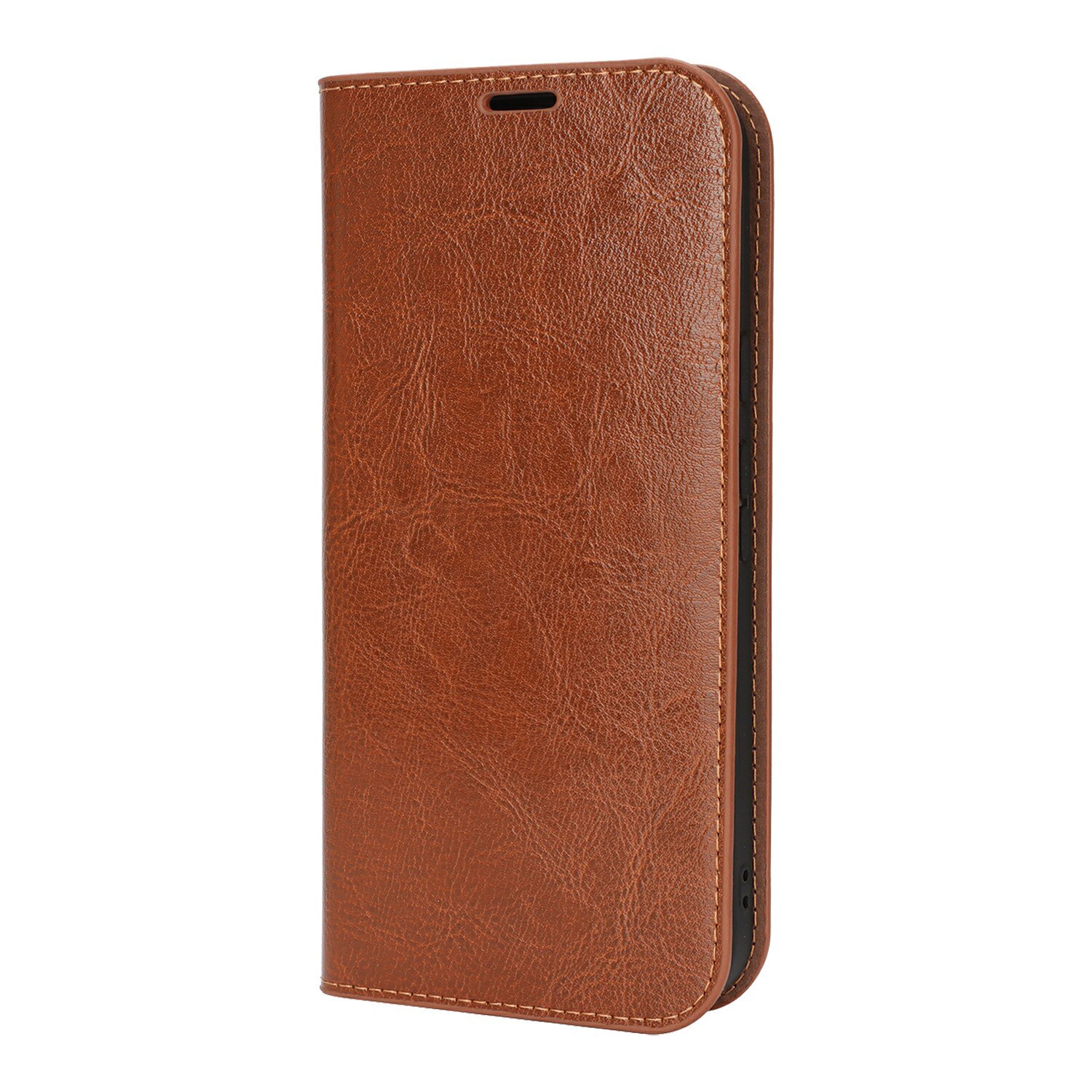 Google Pixel 10 Pro XL Genuine Leather Wallet Case Brown