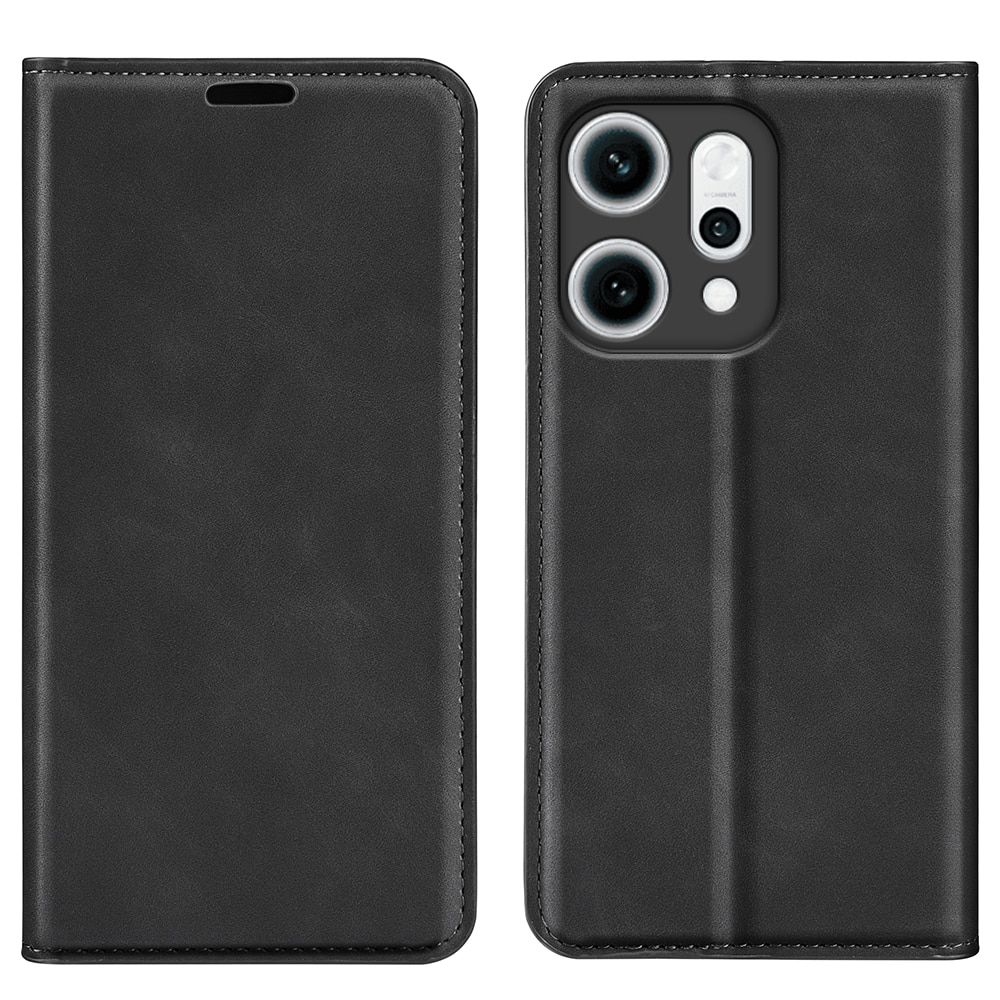 Oppo Reno 14 Slim Wallet Case Black