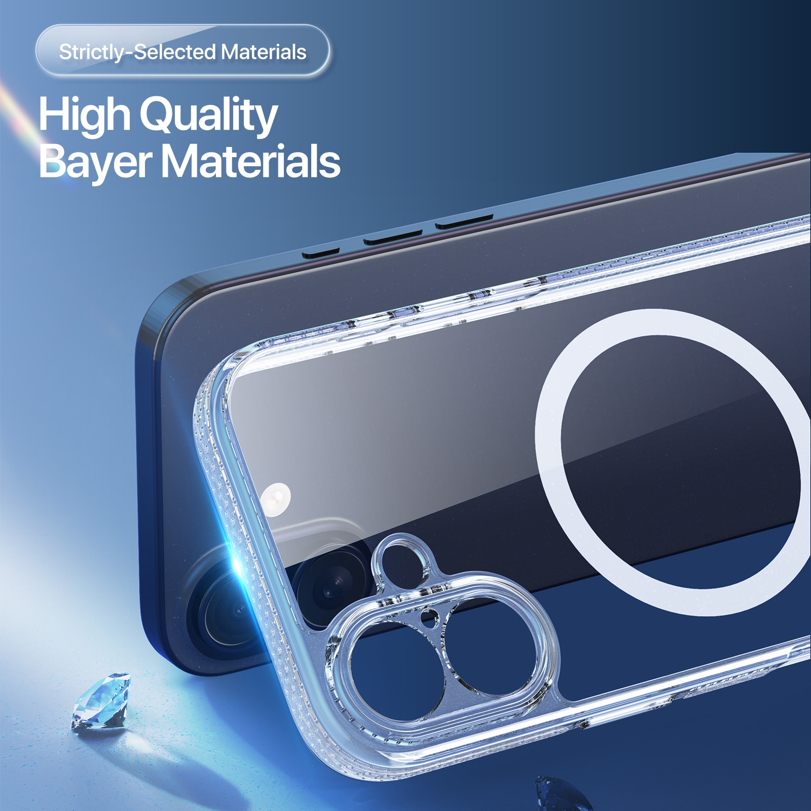 iPhone 17 Clin Series MagSafe Transparent