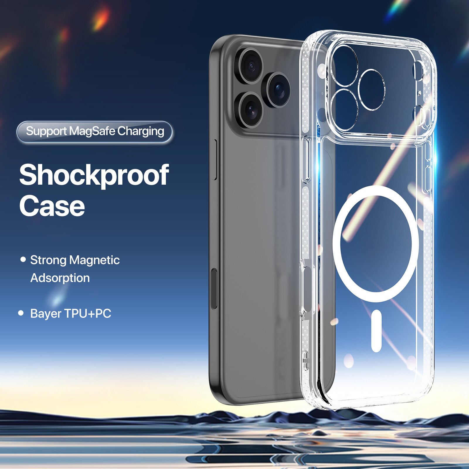 iPhone 17 Pro Max Clin Series MagSafe Transparent