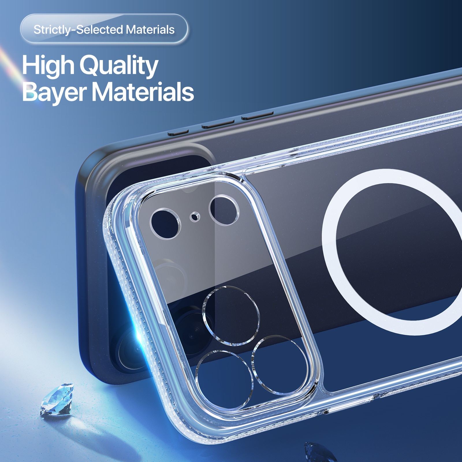 iPhone 17 Pro Max Clin Series MagSafe Transparent
