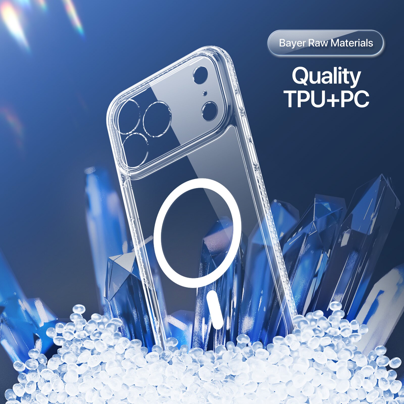 iPhone 17 Pro Max Clin Series MagSafe Transparent