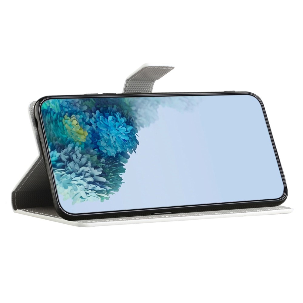 Samsung Galaxy A14 Wallet Case Blue Butterfly
