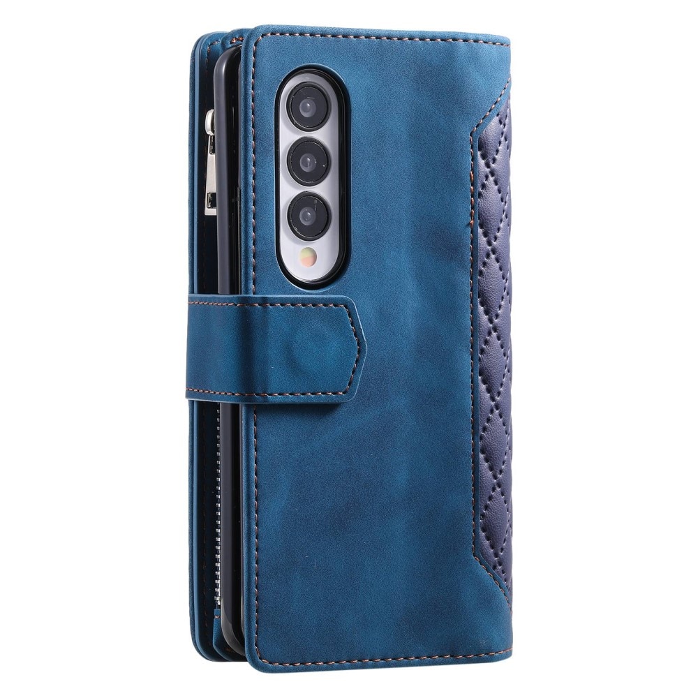 Samsung Galaxy Z Fold 4 Wallet/Purse Quilted Blue