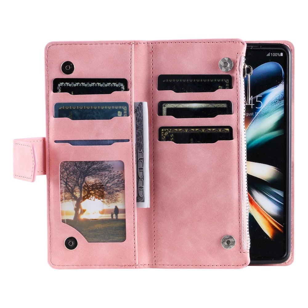 Samsung Galaxy Z Fold 4 Wallet/Purse Quilted Pink