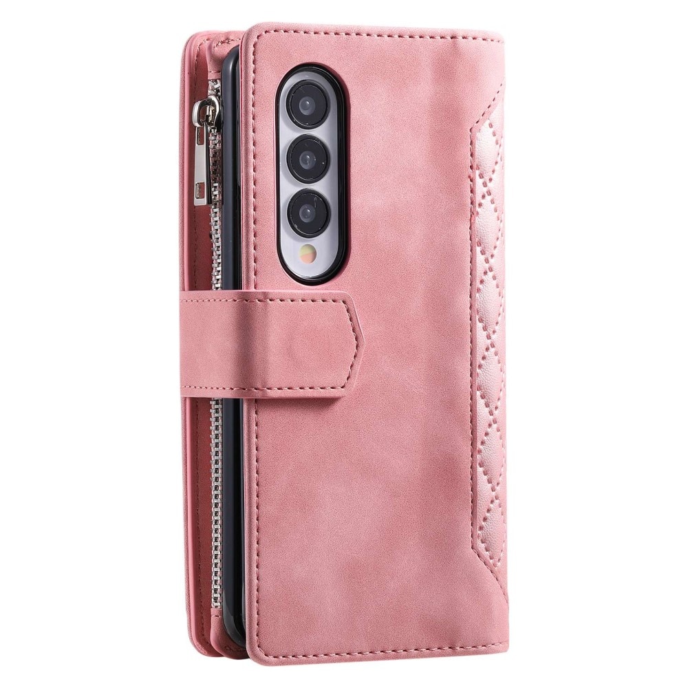 Samsung Galaxy Z Fold 4 Wallet/Purse Quilted Pink