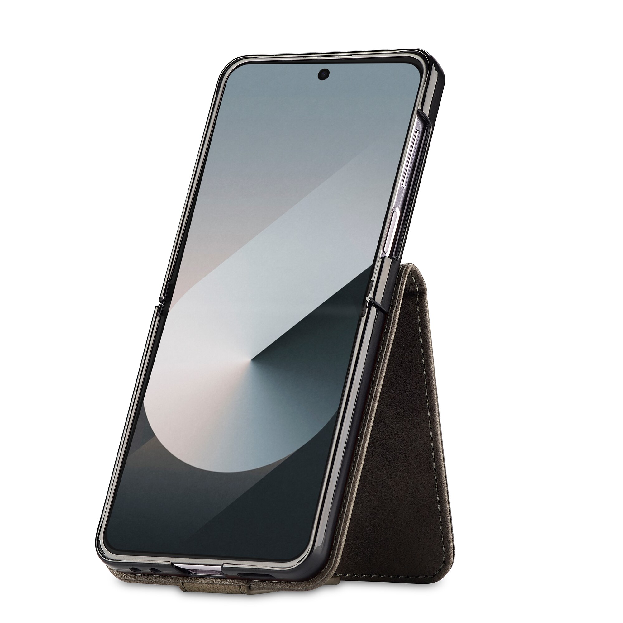 Samsung Galaxy Z Flip 7 Wallet Case Brown