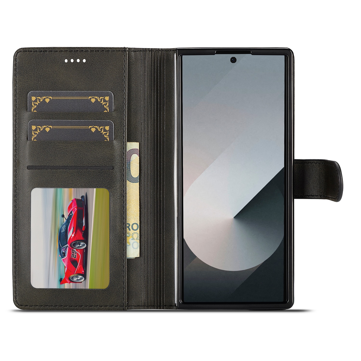 Samsung Galaxy Z Fold 7 Wallet Case Black