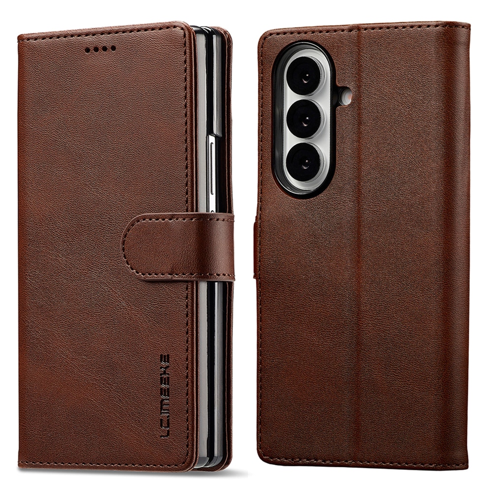 Samsung Galaxy Z Fold 7 Wallet Case Brown
