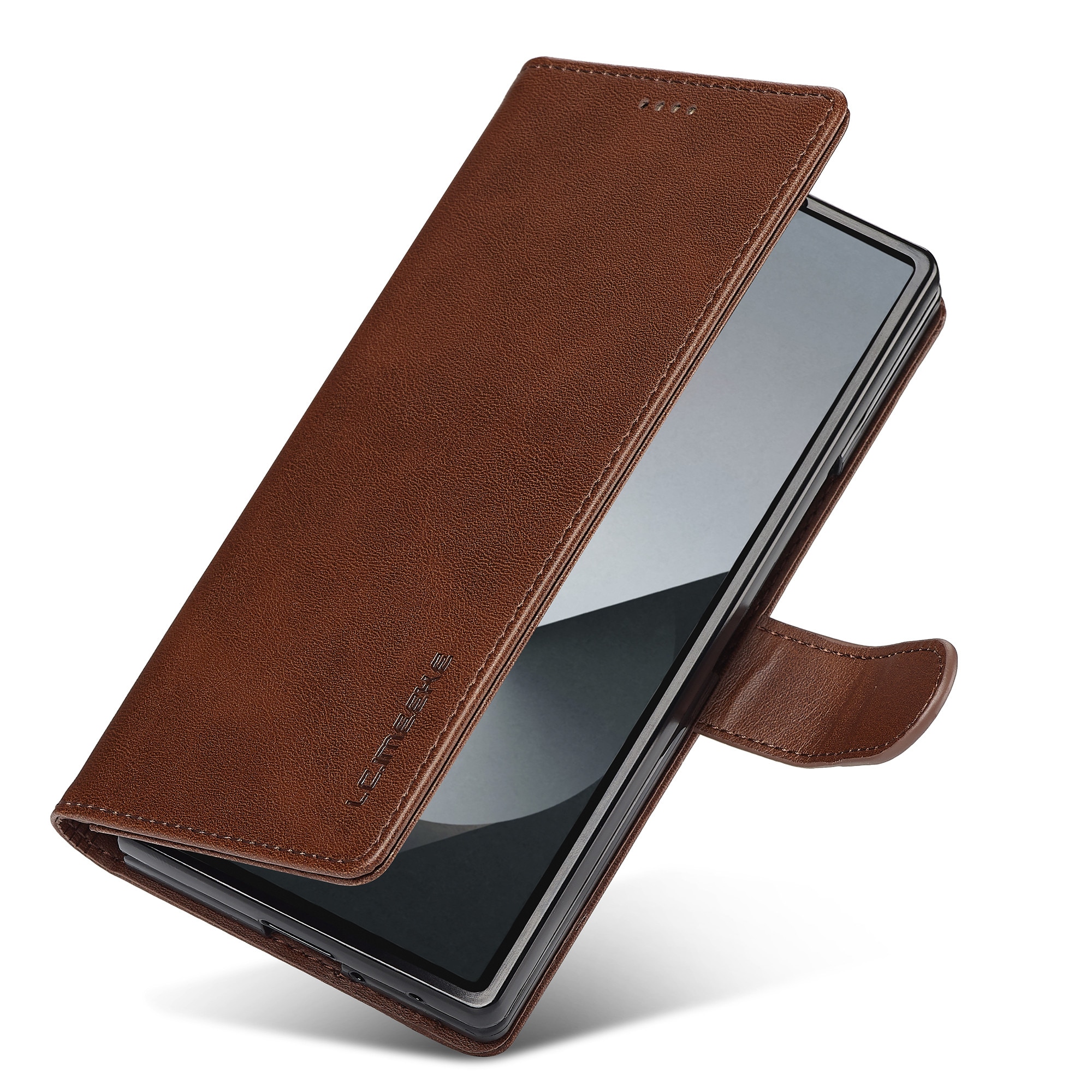Samsung Galaxy Z Fold 7 Wallet Case Brown