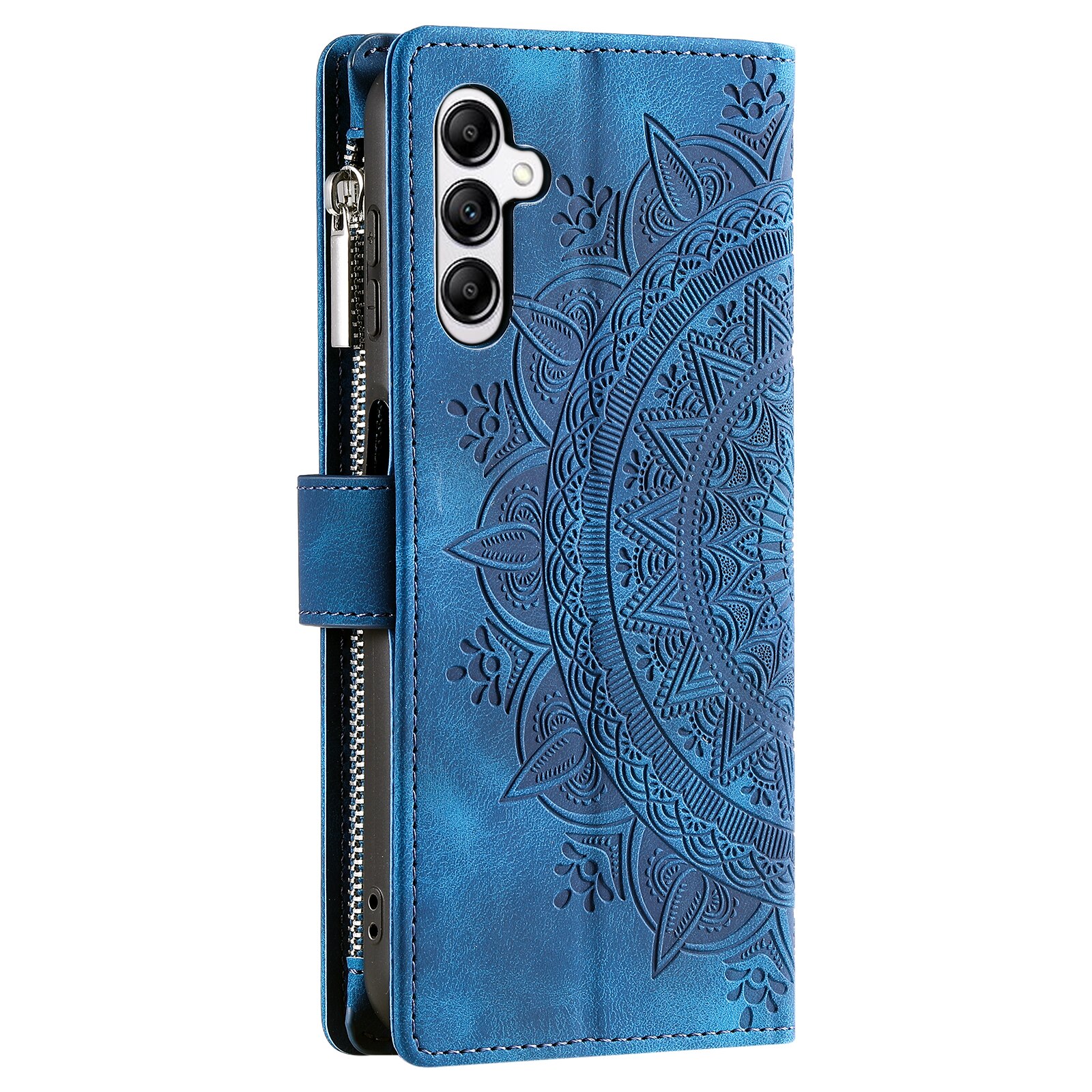 Samsung Galaxy S25 FE Wallet/Purse Mandala Blue