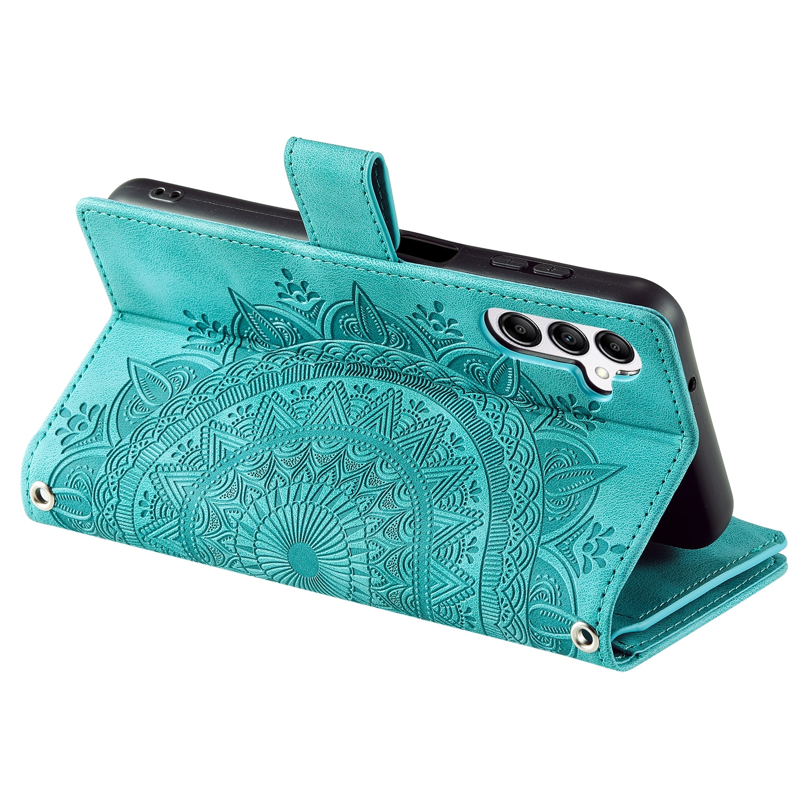 Samsung Galaxy S25 FE Wallet/Purse Mandala Green