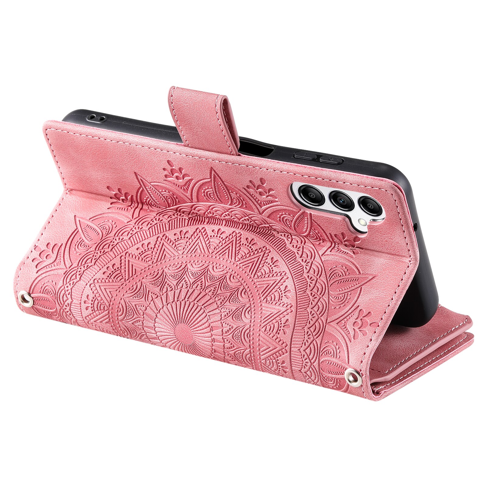 Samsung Galaxy S25 FE Wallet/Purse Mandala Pink
