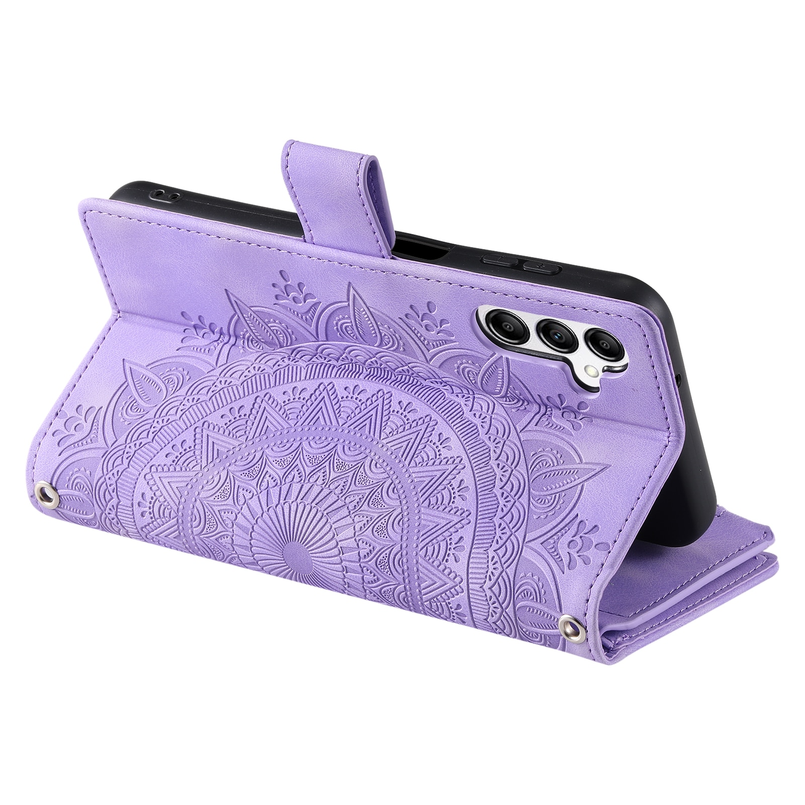 Samsung Galaxy S25 FE Wallet/Purse Mandala Purple