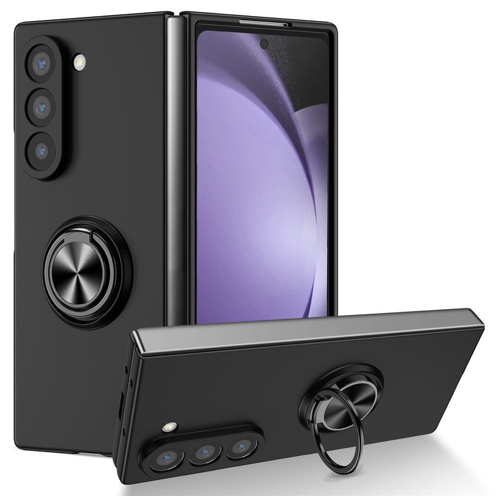 Samsung Galaxy Z Fold 7 Magnetic Case with ring holder Black