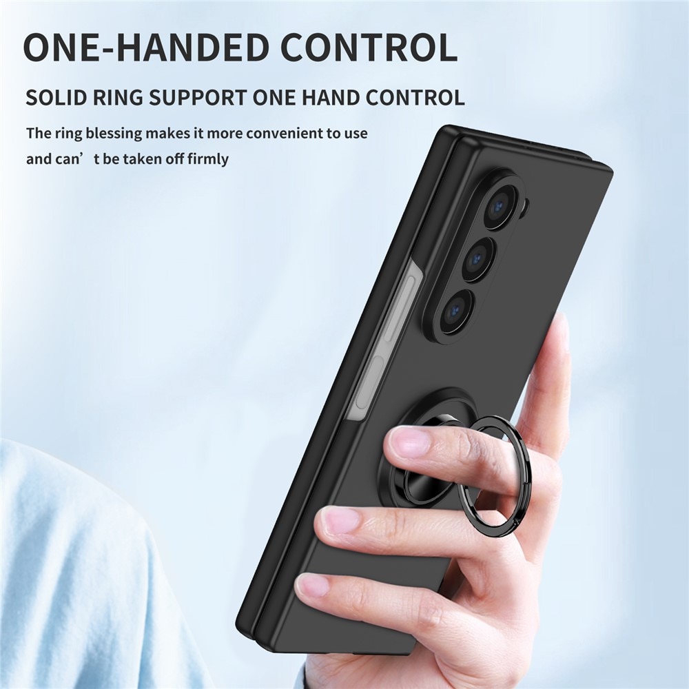 Samsung Galaxy Z Fold 7 Magnetic Case with ring holder Black
