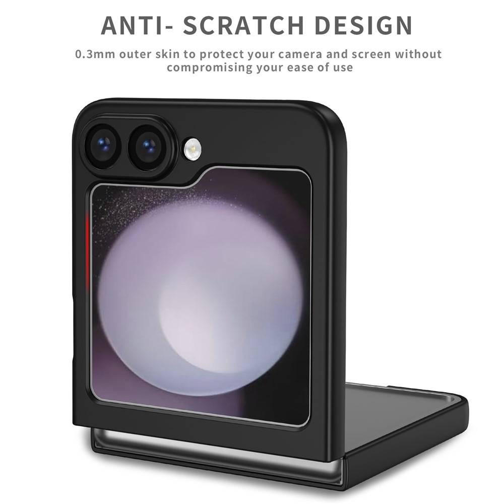 Samsung Galaxy Z Flip 7 Magnetic Case with ring holder Black