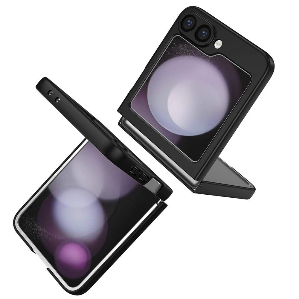 Samsung Galaxy Z Flip 7 Magnetic Case with ring holder Black