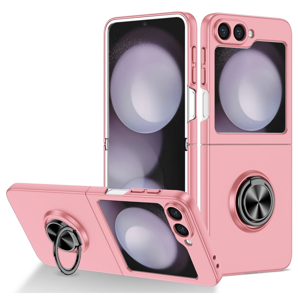 Samsung Galaxy Z Flip 7 Magnetic Case with ring holder Pink