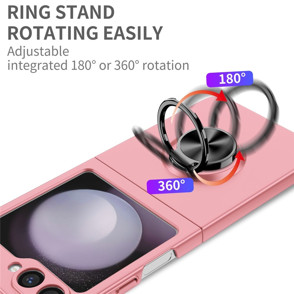 Samsung Galaxy Z Flip 7 Magnetic Case with ring holder Pink