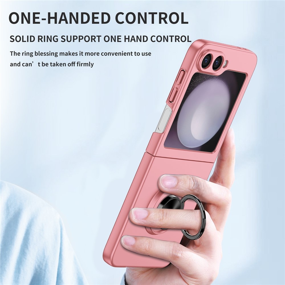 Samsung Galaxy Z Flip 7 Magnetic Case with ring holder Pink