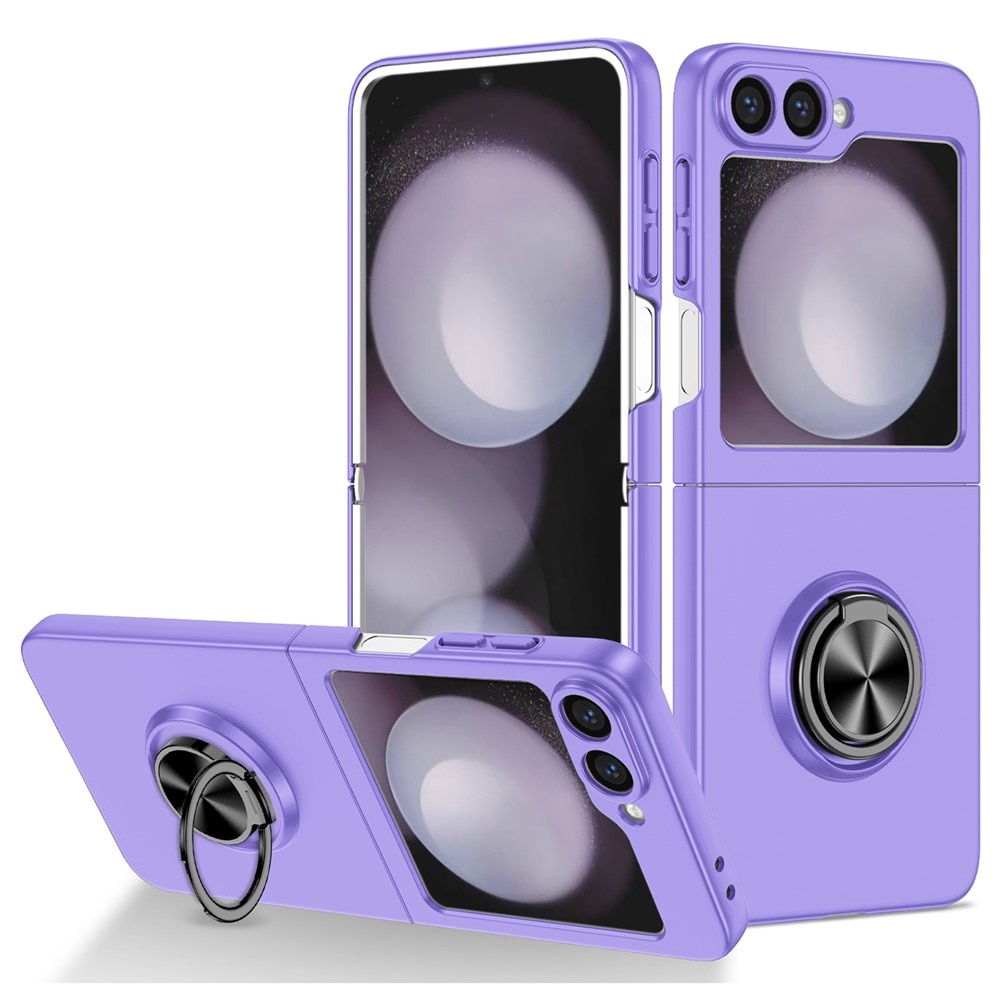 Samsung Galaxy Z Flip 7 Magnetic Case with ring holder Purple