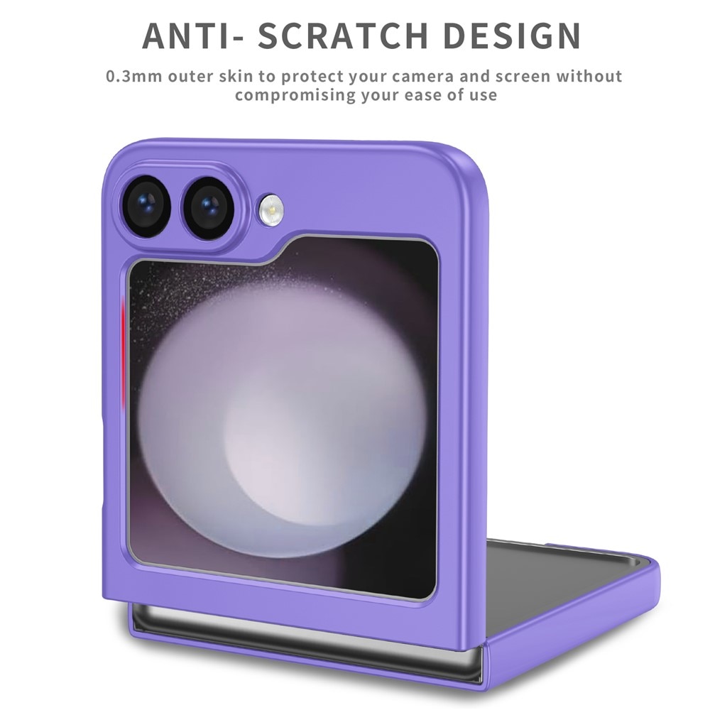 Samsung Galaxy Z Flip 7 Magnetic Case with ring holder Purple