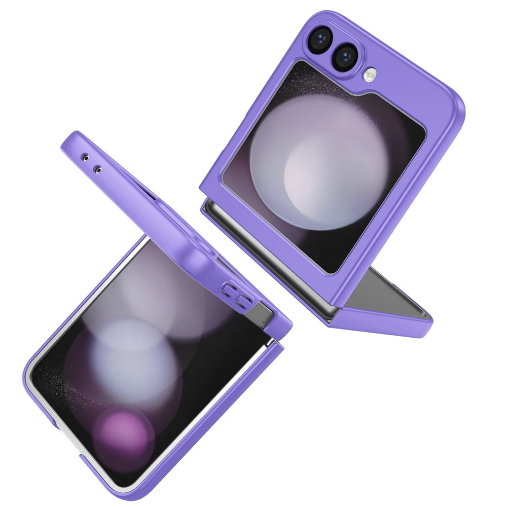 Samsung Galaxy Z Flip 7 Magnetic Case with ring holder Purple