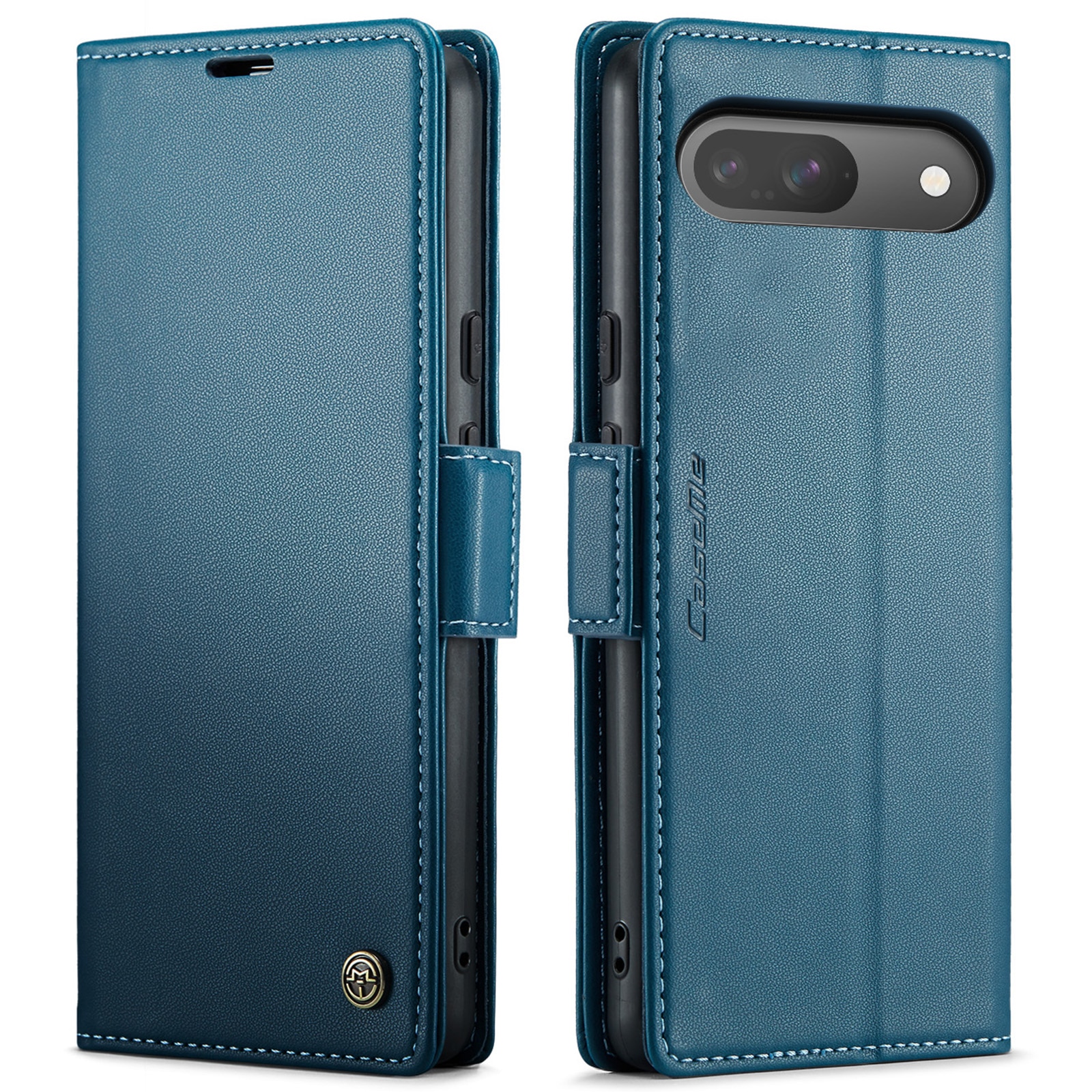 Google Pixel 10 Pro RFID blocking Slim Wallet Case Blue