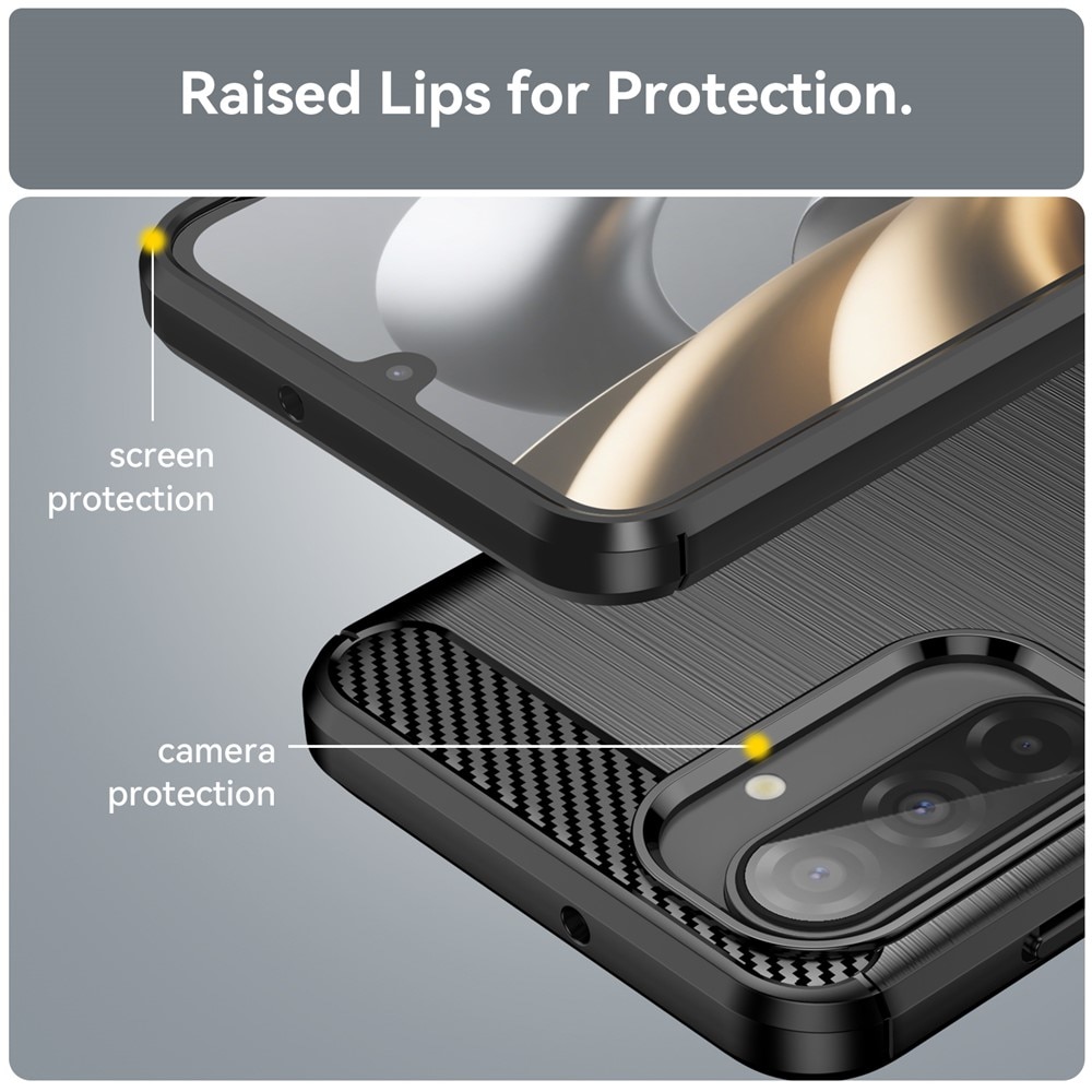 Samsung Galaxy A17 Brushed TPU Case Black