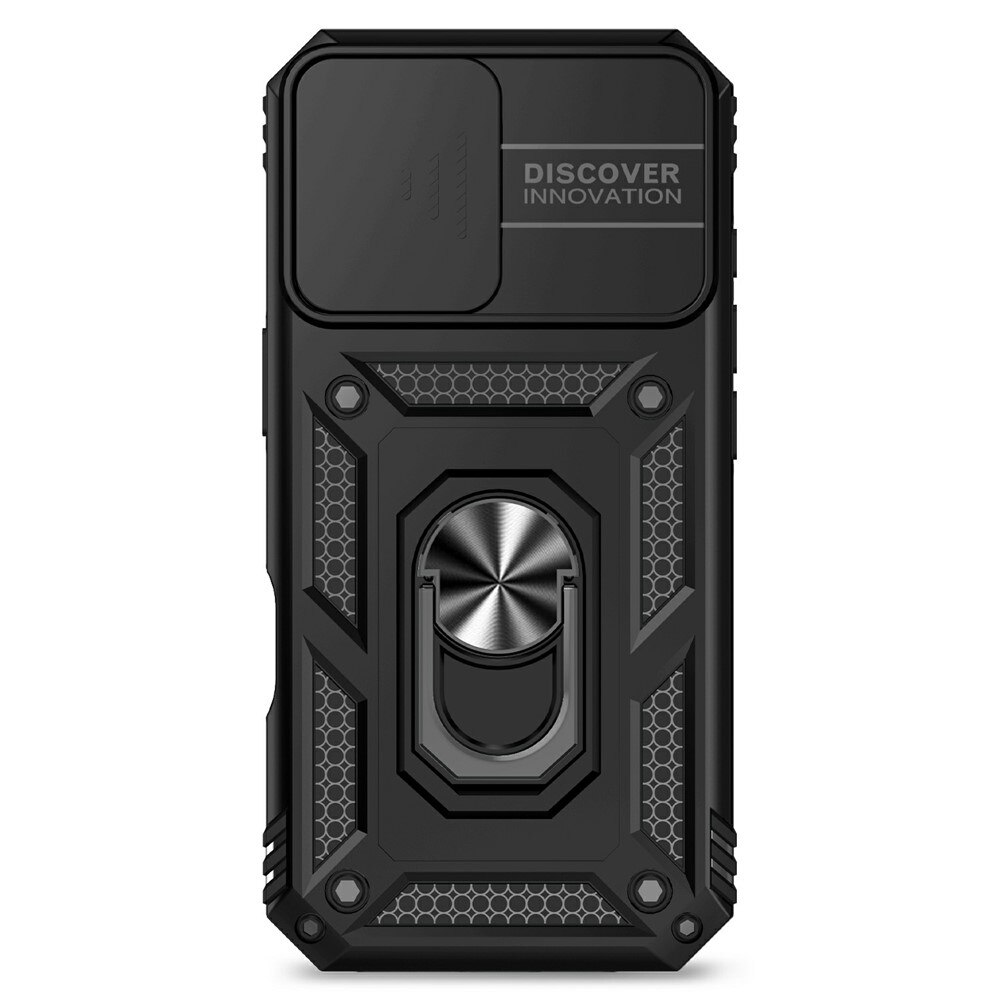 iPhone 17 Hybrid Case Tech Ring w. Camera Protector Black