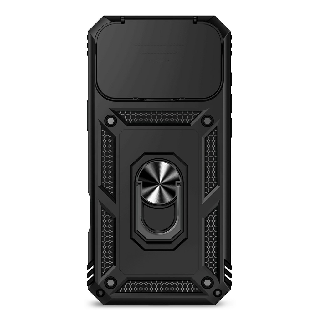 iPhone 17 Pro Max Hybrid Case Tech Ring w. Camera Protector Black