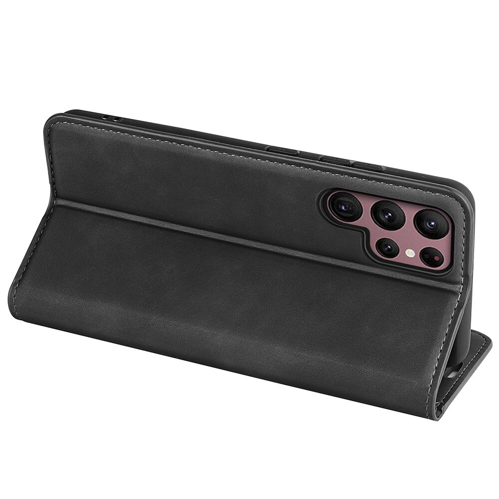 Samsung Galaxy S23 Ultra Slim Wallet Case Black