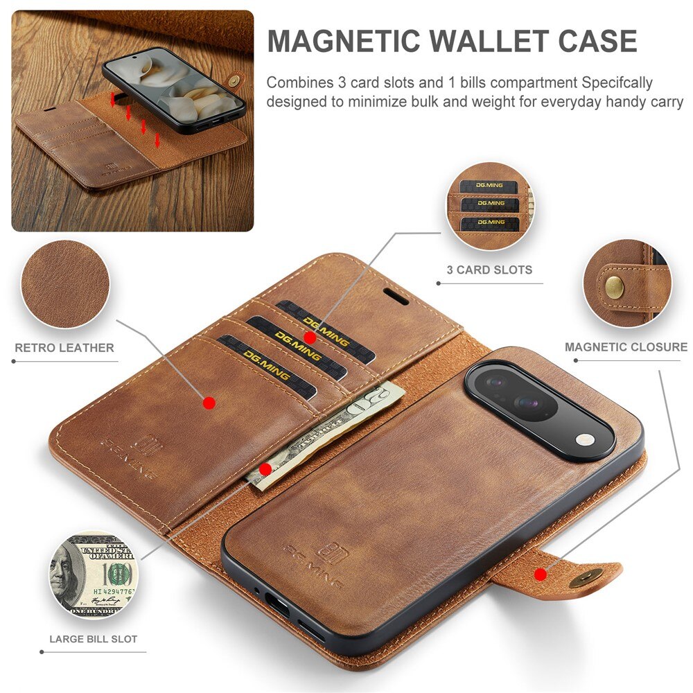 Google Pixel 10 Pro Magnet Wallet Cognac