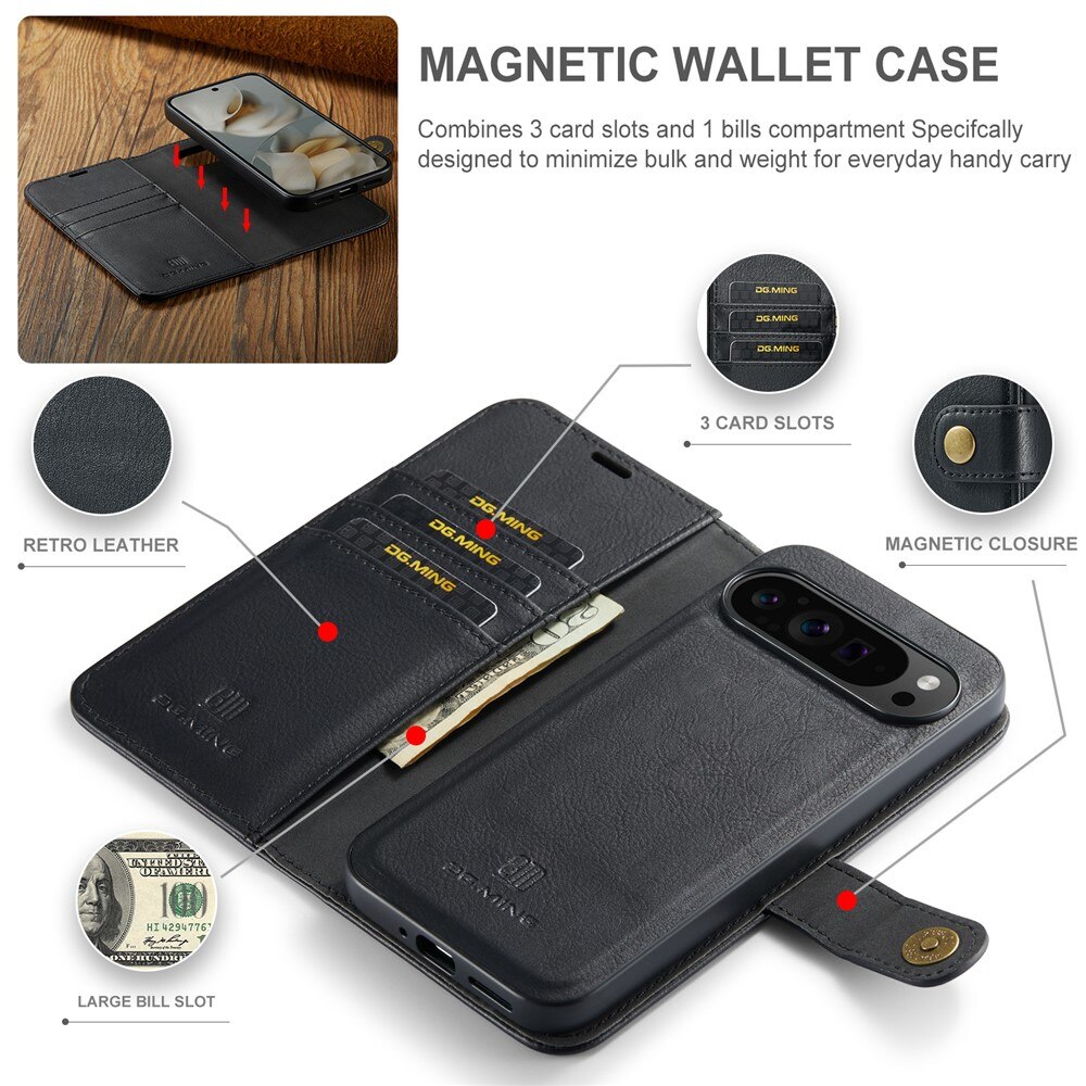 Google Pixel 10 Pro XL Magnet Wallet Black