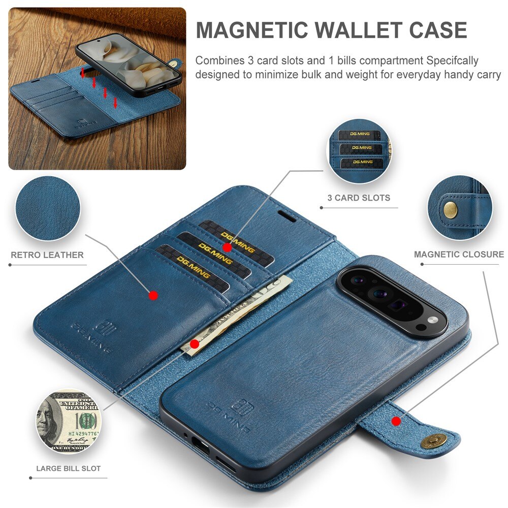Google Pixel 10 Pro XL Magnet Wallet Blue