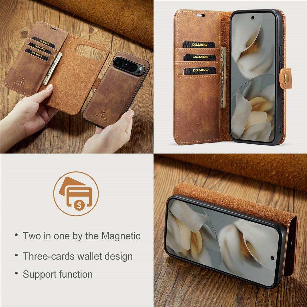 Google Pixel 10 Pro XL Magnet Wallet Cognac