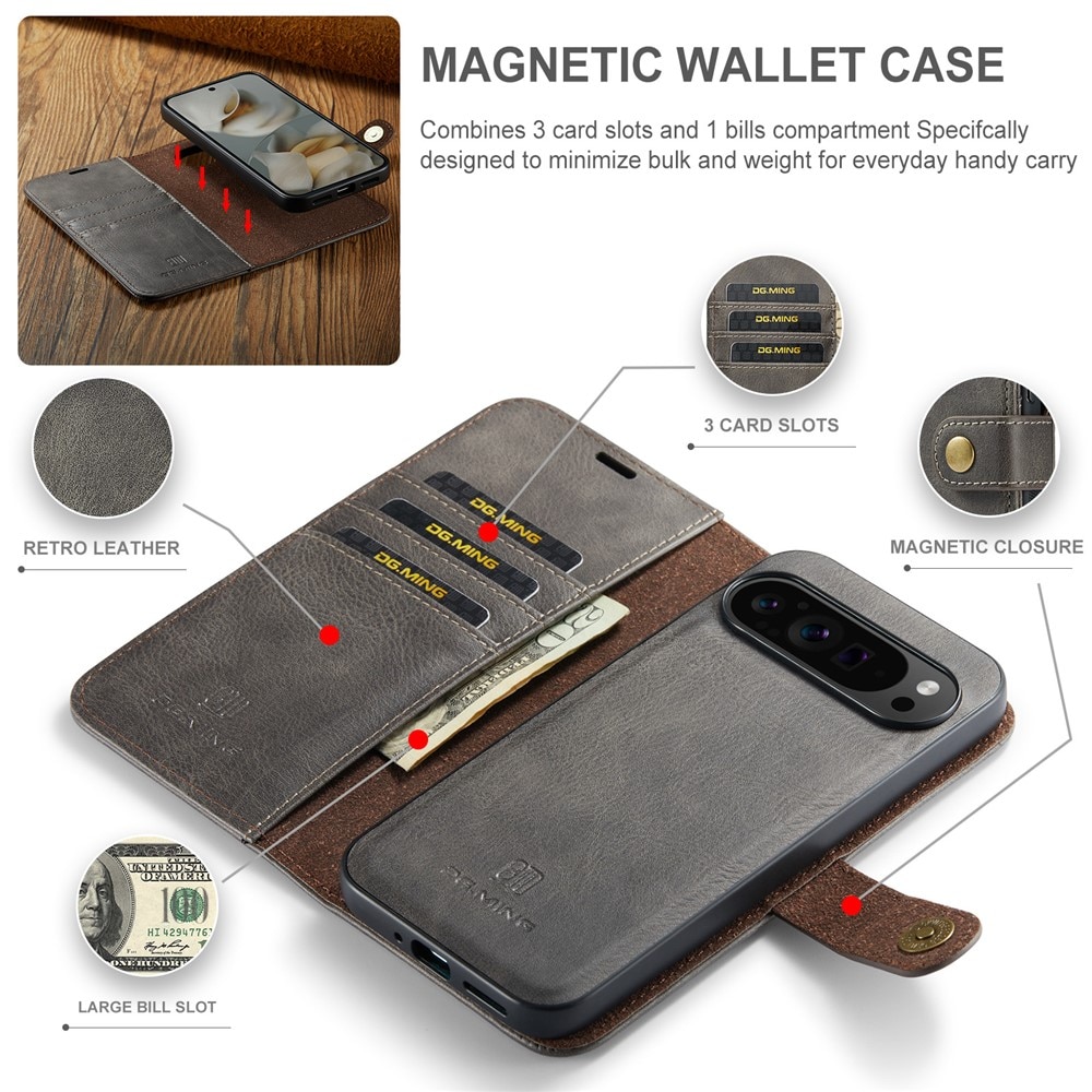 Google Pixel 10 Pro XL Magnet Wallet Brown