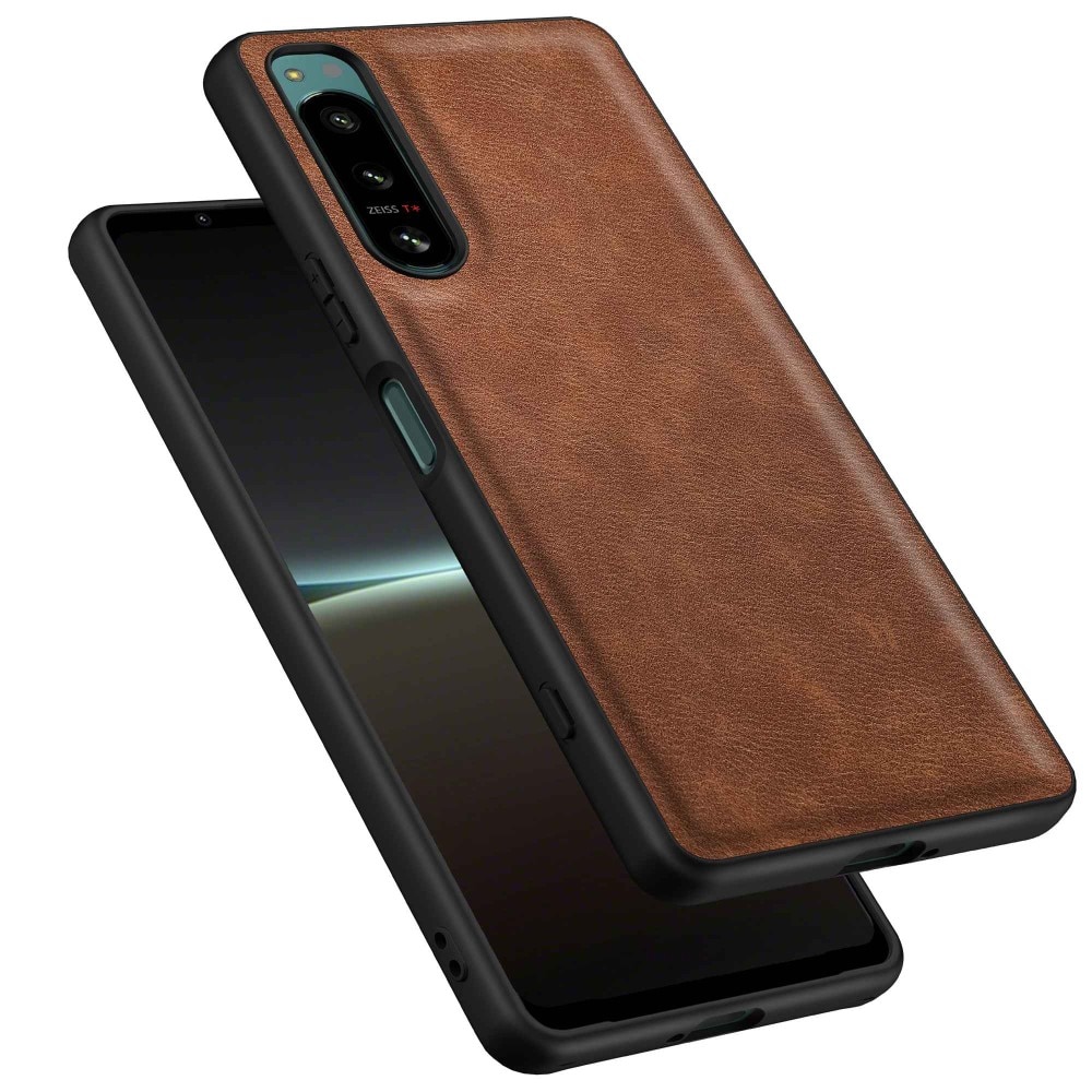 Leather Case Sony Xperia 5 IV Brown