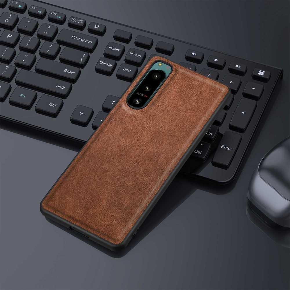 Leather Case Sony Xperia 5 IV Brown