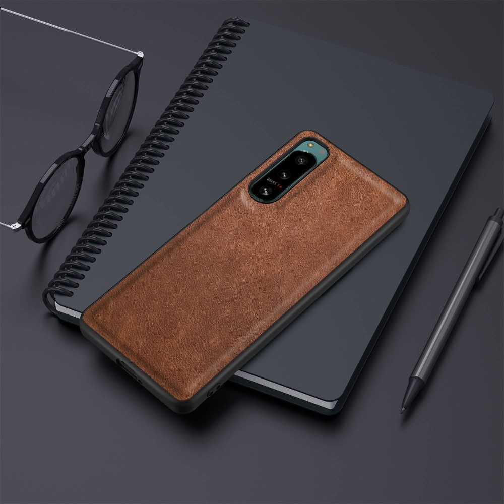 Leather Case Sony Xperia 5 IV Brown