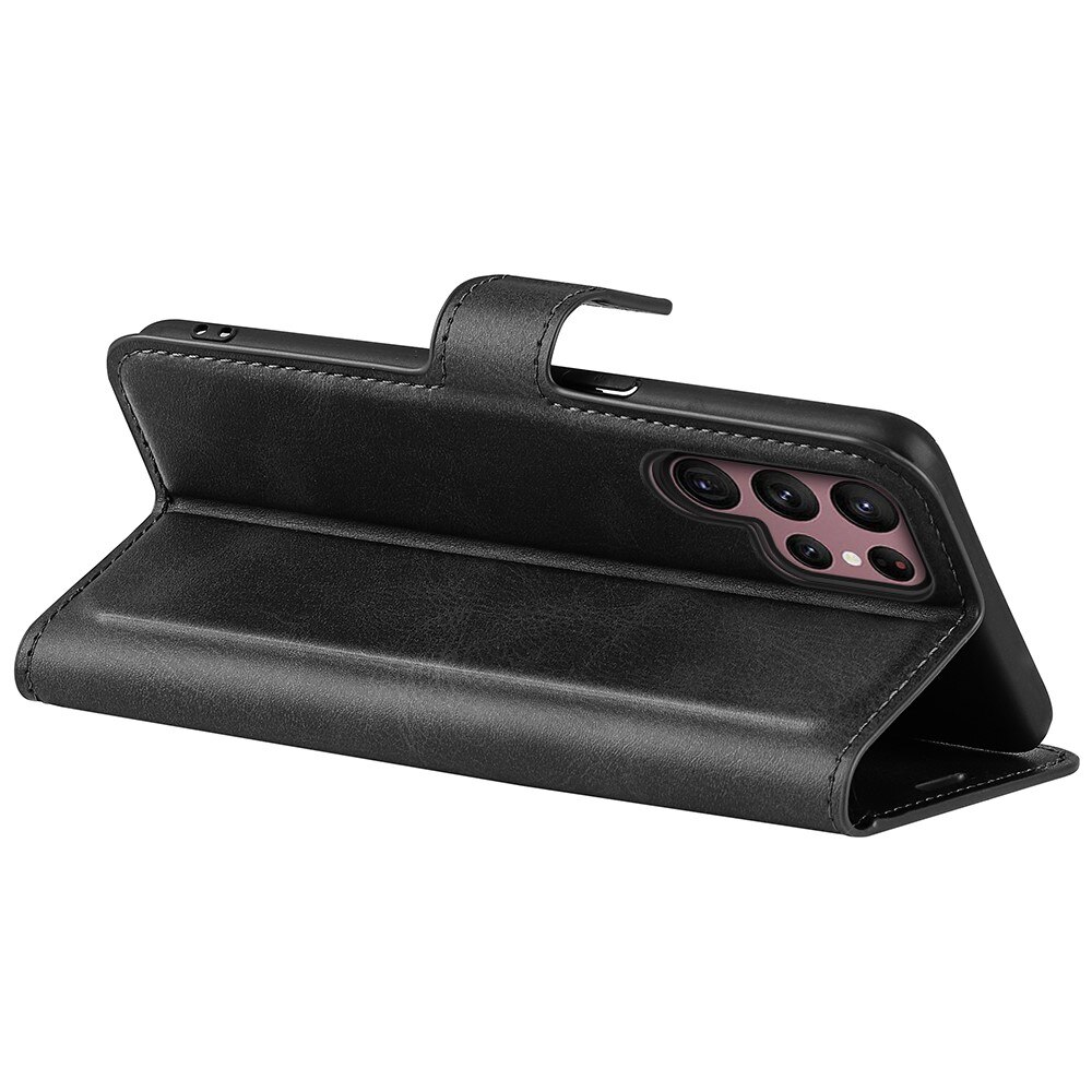 Samsung Galaxy S23 Ultra Leather Wallet Black