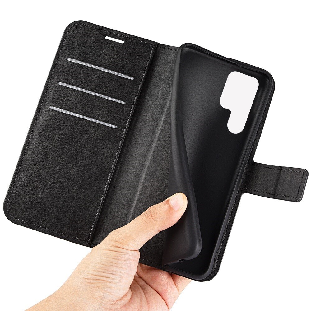 Samsung Galaxy S23 Ultra Leather Wallet Black