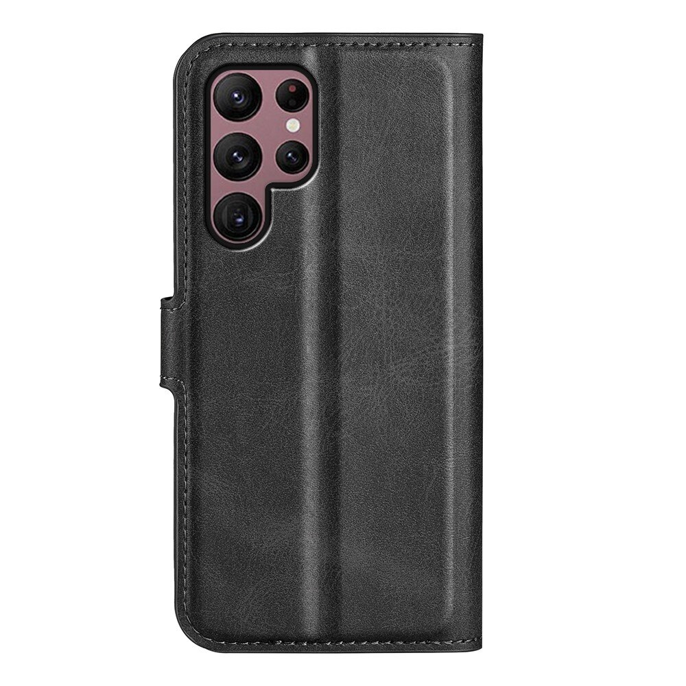Samsung Galaxy S23 Ultra Leather Wallet Black
