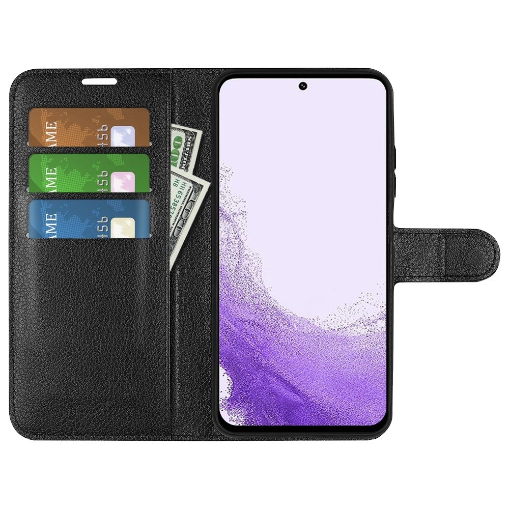 Samsung Galaxy S23 Wallet Book Cover Black