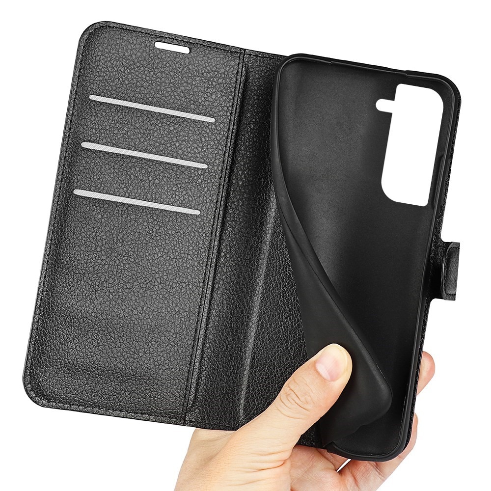 Samsung Galaxy S23 Wallet Book Cover Black